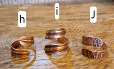 Kupferring Schmuck Kupfer Unisex Verstellbar Fingerring Schmuck Geschenk