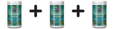3 x Garden of Life Perfect Food Original - 300g (833,28 EUR/kg)