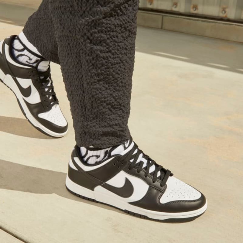 Size 15 - Nike Dunk Low Black White for sale online | eBay