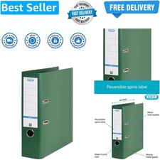 Image of A4 Lever Arch File, 570 Sheet Capacity, 80mm spine, Strongline Plastic on Boa...