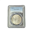 1882 S Morgan Dollar $1 US Silver Coin San Francisco Mint PCGS MS 62