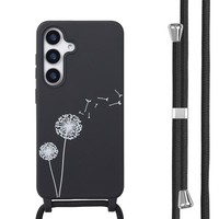 Imoshion SilikonhüLle Design Mit Band Samsung Galaxy S25 - Dandelion Black