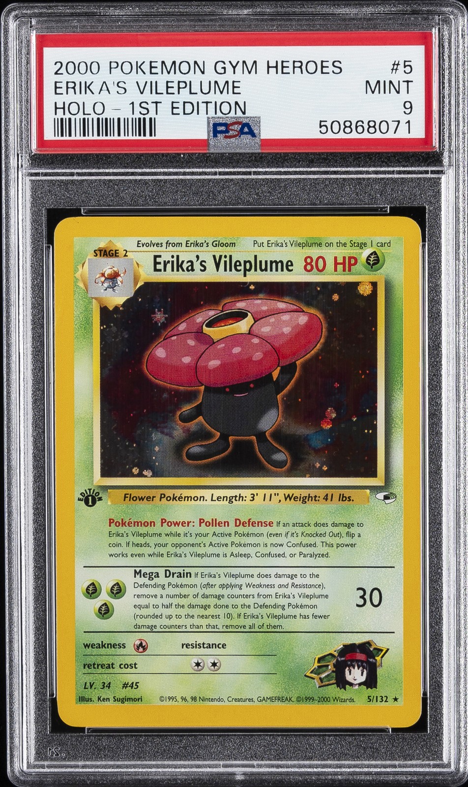 Erika's Vileplume 1st Edition #5