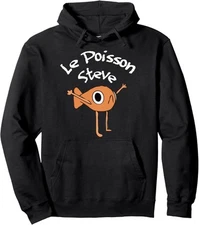 Funny Fish Le Poisson Steve Funny Meme Outfit Unisex Hooded Sweatshirt