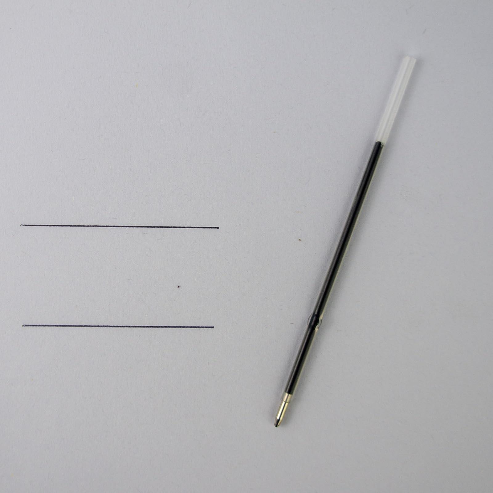 Ballpoint Pen Refills, Retractable, Length107 mm, 1.0 mm Medium Point, 100 Pack