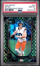 2024 PANINI SELECT DRAGON SCALE PRIZM #221 BO NIX 11/81 PSA 10