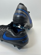 Nike Tiempo Legend 8 Elite FG ACC Mens Soccer Cleats US 5.5 Black Blue