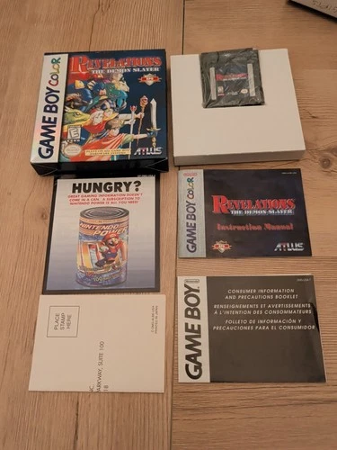 Gameboy Color Revelations Demon Slayer Cib With All Paperwork. MINT