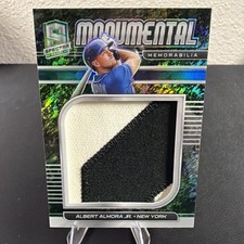 2021 Panini Spectra - Monumental Memorabilia Albert Almora #MM-AA Splatter Prizm