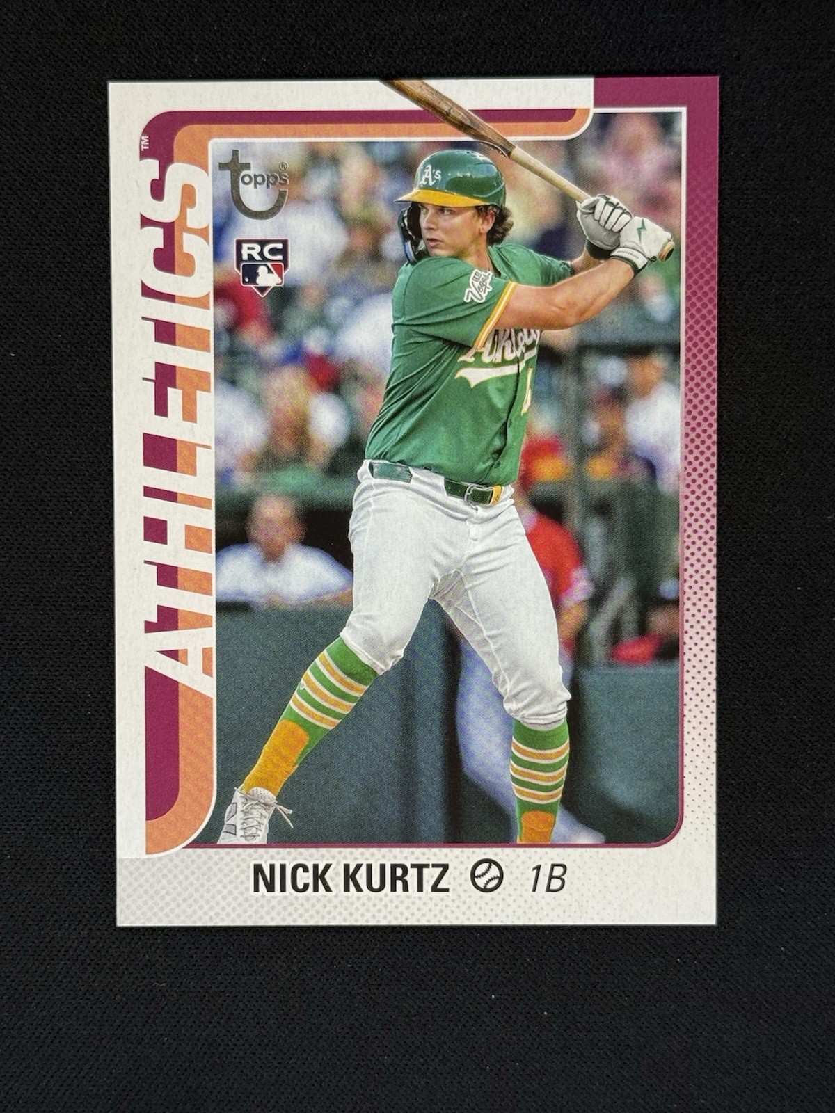 2025 Topps Update Nick Kurtz True Rookie Vintage Stock RC 22/99 #US201 Athletics