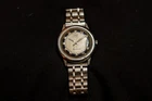 Vintage Timex Electric Dynabeat Silver Tone Watch - Running