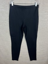 Chicos Size 1 US 8 Fabulously Slimming High Waisted Black Legging Ankle Pants