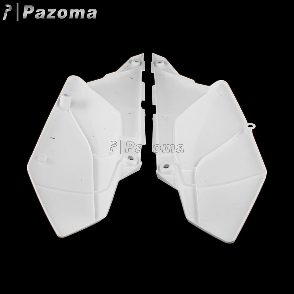 Cubierta de carenado lateral trasero blanca para Kawasaki KLX250/D-Tracker X 2008-19 KLX250S/SF Foto 3 de 4