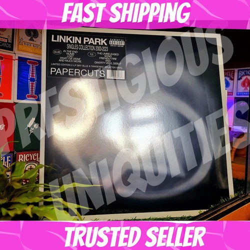 LINKIN PARK PAPERCUTS SPLATTER VINYL & LIMITED EDITION PRINT - EXCLUSIVE #/300