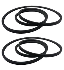 (2) Replacement Belts for John Deere 42" Snow Thrower Scotts M131766 (1/2"x122")