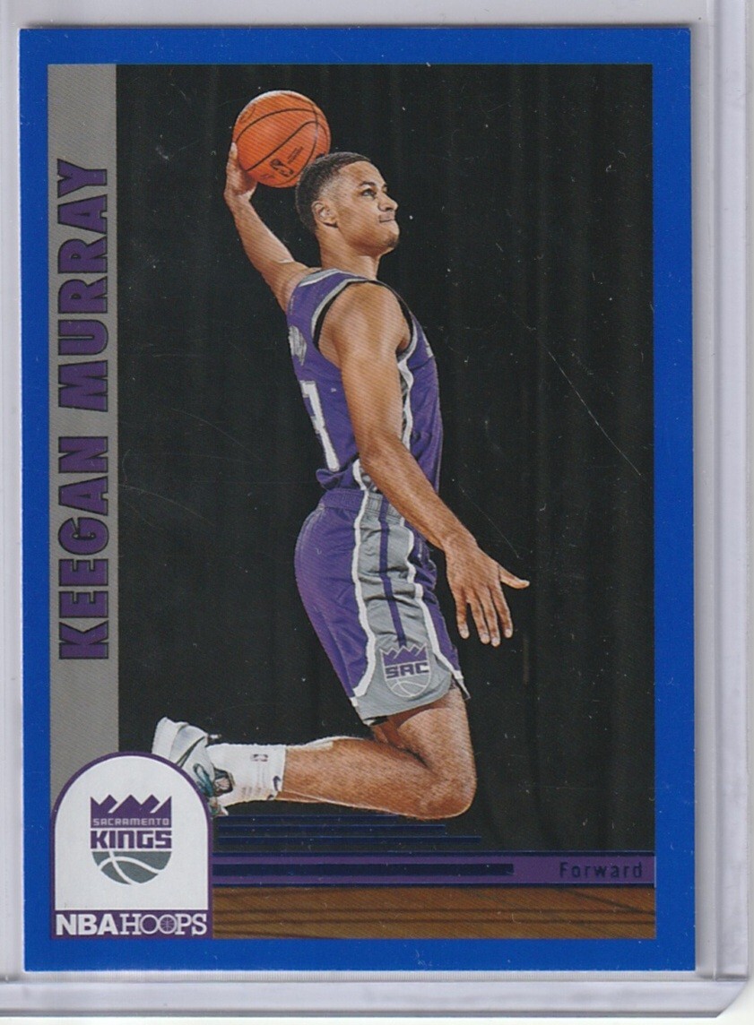 🔵🏀 2022-23 Hoops Blue Keegan Murray #284 SACRAMENTO KINGS ROOKIE RC 🏀🔵