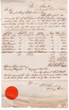 1855 Farmers Bank, Bridgeport, Connecticut Document 1855 Farmers Bank, Bridgeport, Connecticut Document