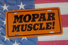 MOPAR Muscle license plate TAG  1969 Super Bee 1970 Road Runner 1971 Cuda 1972