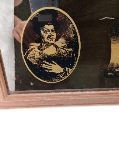 Vtg Framed Cutty Sark Santa Maria 500th Anniversary Scotch Whisky Ship Mirror. - Image 3 of 4