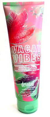 Devoted Creations VACAY VIBES Tropical Bronzing Cocktail Tanning Lotion 8.5 oz