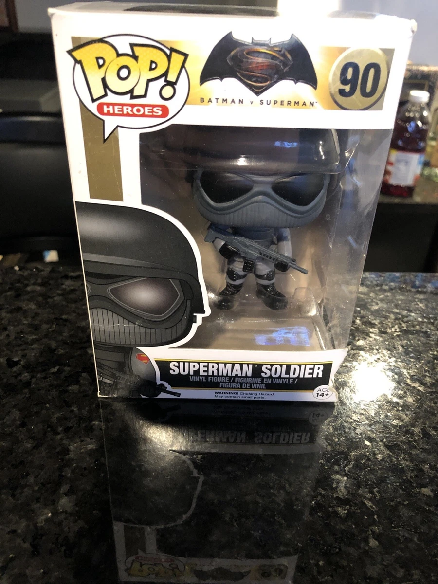 Funko Pop Heroes Batman v Superman Superman Soldier 90