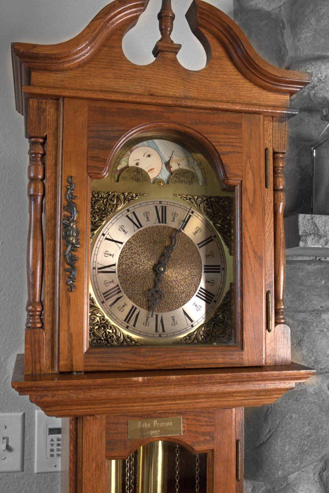 Hermle Black Forest Emperor Grandfather Clock Vintage 1982 451050H eBay