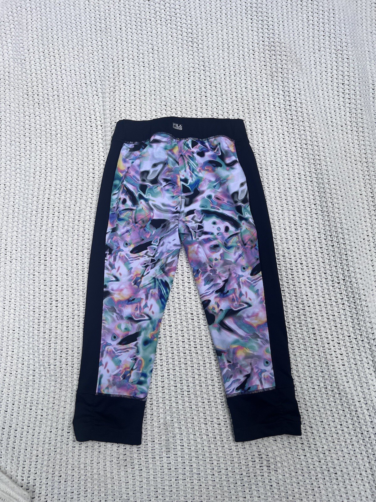 FILA Capri Legging Olio Colore Slick Marmorizzato Small