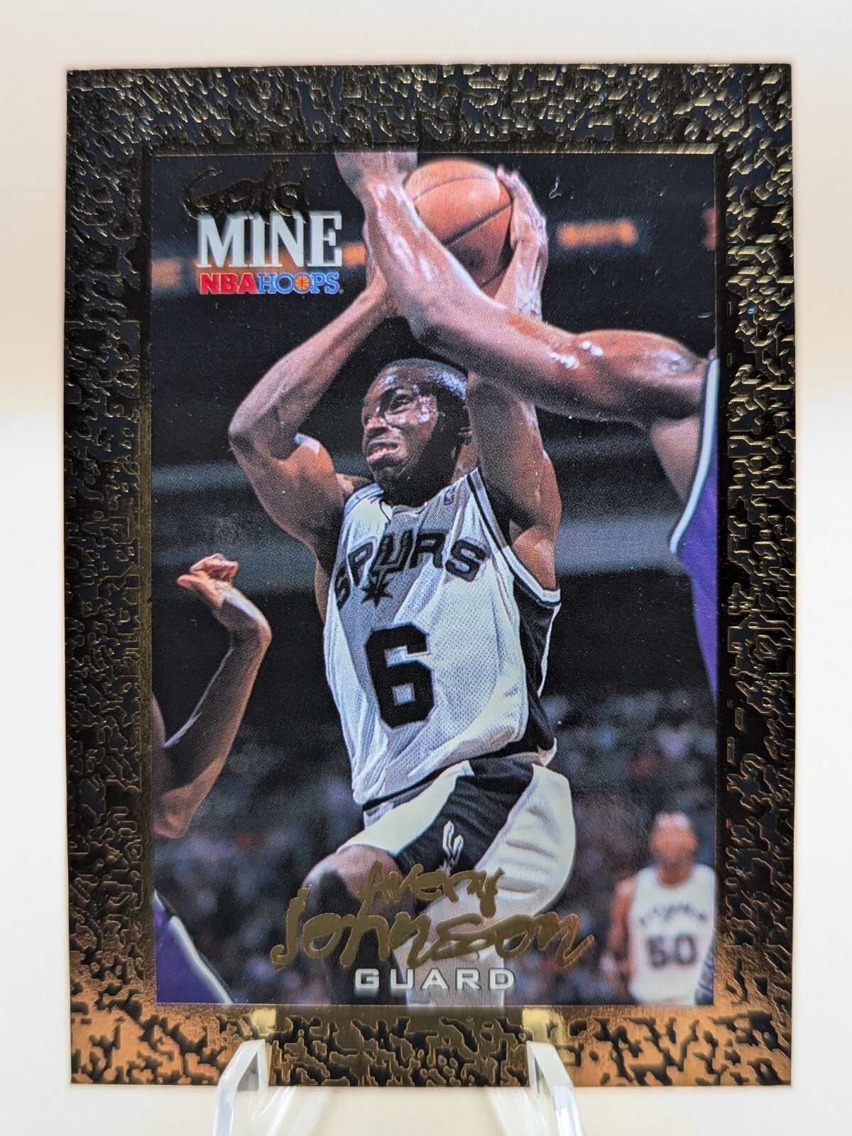 1994-95 Skybox Avery Johnson Gole Mine basketball card #447 San Antonio Spurs