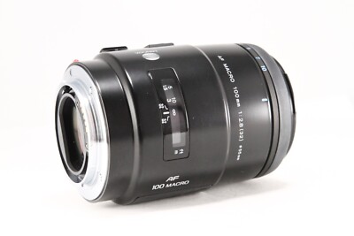 EXC+++] MINOLTA AF 100mm F2.8 MACRO w/Caps&Hood Primed for Sony A