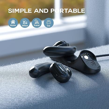 Alternate view of Portable Magnetic Headset Charging Base Usb Bose Sport Open Earbuds