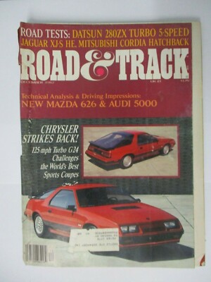 ROAD & TRACK MAGAZINE DEC 1982 MAZDA 626 AUDI 5000 DATSUN 280ZX JAGUAR XJ-S CAR