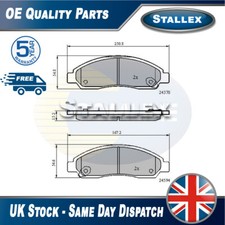 Adatto a Isuzu Rodeo 2002-2012 2.5 D 3.0 3.5 Set pastiglie freno anteriori stallex