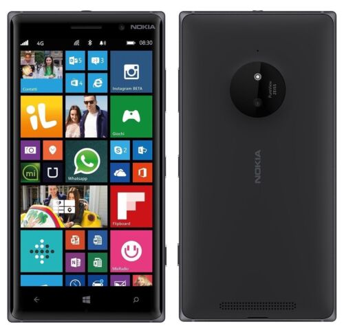 Nokia Lumia 830 16GB -Black-Unlocked-Windows 8.1-Smartphone -Excellent Condition - Afbeelding 1 van 8