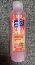 6 New Bottles Suave Energizing Shampoo Sun Ripened Strawberry 22.5 Oz Each