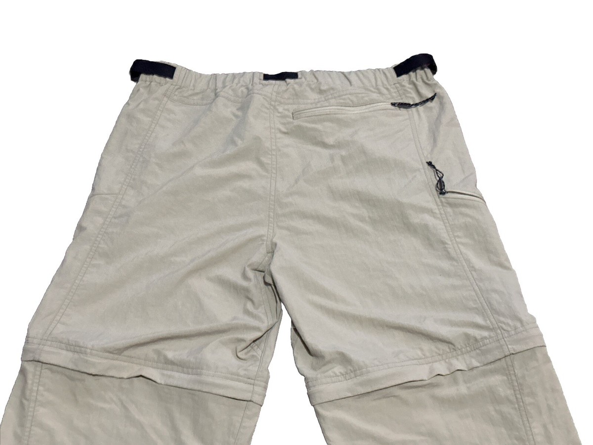 Patagonia Gi II Pants L Men Beige Belt Nylon Zip Pocket Patagonia Gi II Pants L Men Beige Belt Nylon Zip Pocket