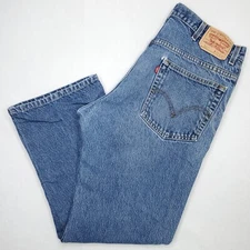 Levi's 517 Jeans Mens Size 38x32* Blue Boot Cut Straight Leg Cowboy Denim Pants