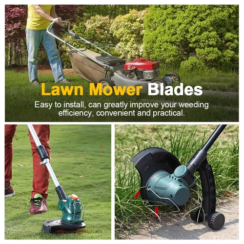 200x Ersatz Kunststoff Messer Klingen für Einhell Akku Rasentrimmer GE-CT 18 Li - Bild 8 von 12