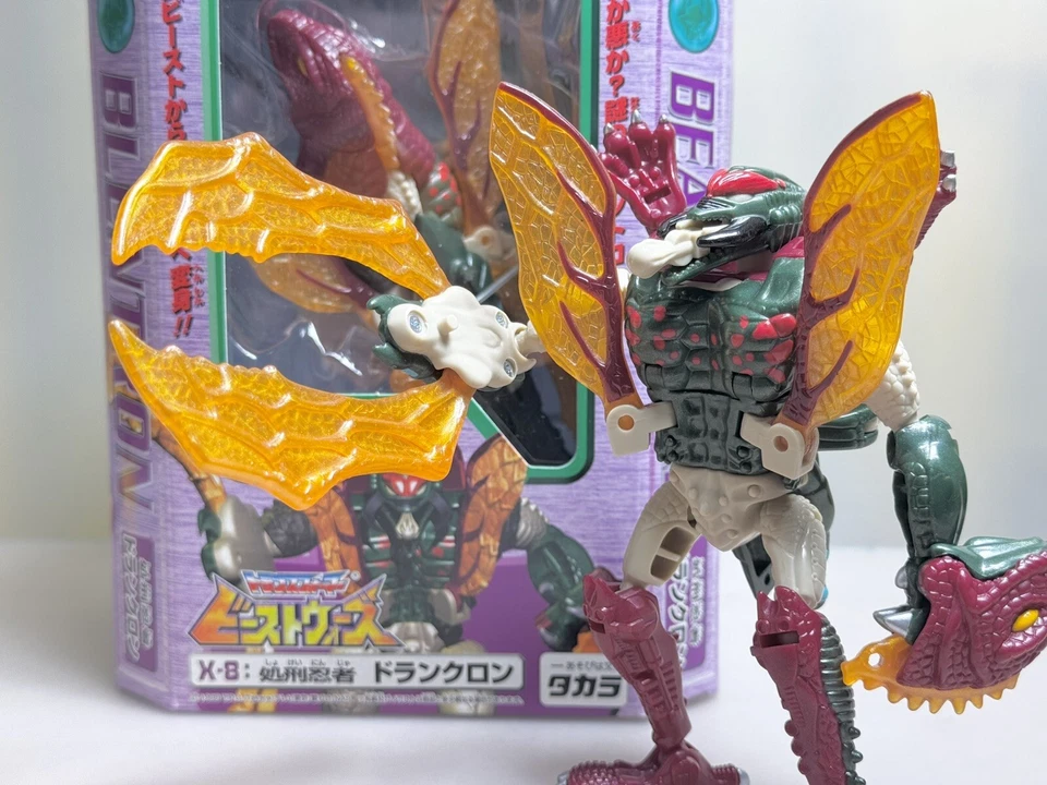 Transformers Beast Wars X-8 Ninja Drancron Action Figure Blentron TAKARA 1999 - Image 2 of 4