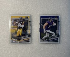 2 NFL 2023 Optic Card Lot George Pickens Mark Andrews +2 FREE EXTRA Cards