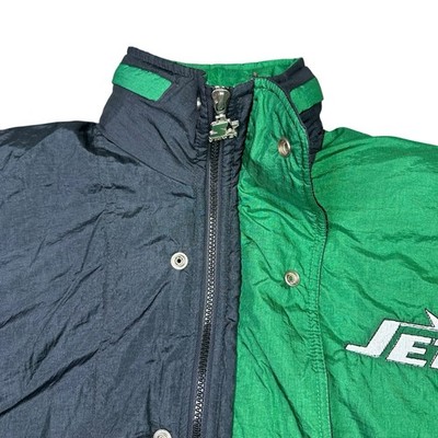 Vintage New York Jets 90s STARTER Puffer Full Zip Jacket NFL Adult