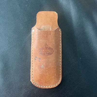 Vintage Leather AMOCO Oil & Gas Tool Sheath
