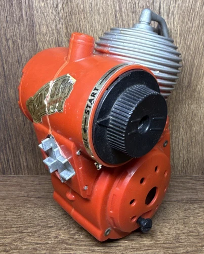 Vintage Marx Za-Zooom Red Engine Bike Motor Battery Operated Toy (Needs Fixed)