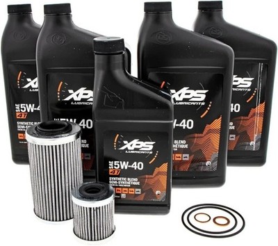 Can-Am New OEM 4T 5W-40 Synthetic Blend Oil Change Kit, Rotax 991 (SE5), 9779248