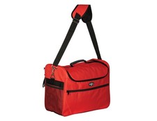 Professionals Choice Bag Cubby Organizer Zip Shoulder Strap Red CCO