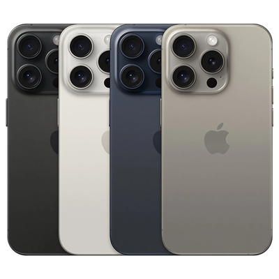 Apple iPhone 15 Pro - 256 GB - Natural Titanium (Unlocked) for