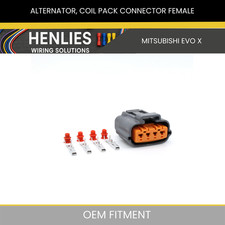 Mitsubishi EVO X - Alternator, Coil Pack Connector Female