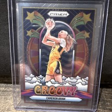 Panini 2025 Prizm WNBA Cameron Brink Groovy #2 Los Angeles Sparks Insert
