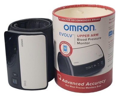 OMRON Evolv Wireless Blood Pressure Monitor Upper Arm Cuff Bluetooth BP7000