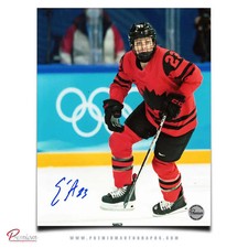 Erin Ambrose Team Canada Signed 8x10 Photograph On the Attack