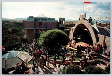 Postcard Arizona Cordes Junction Arcosanti Crafts 3 and Ceramics Apse 57E